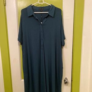 Universal Standard Nancy Liquid Jersey Polo Dress